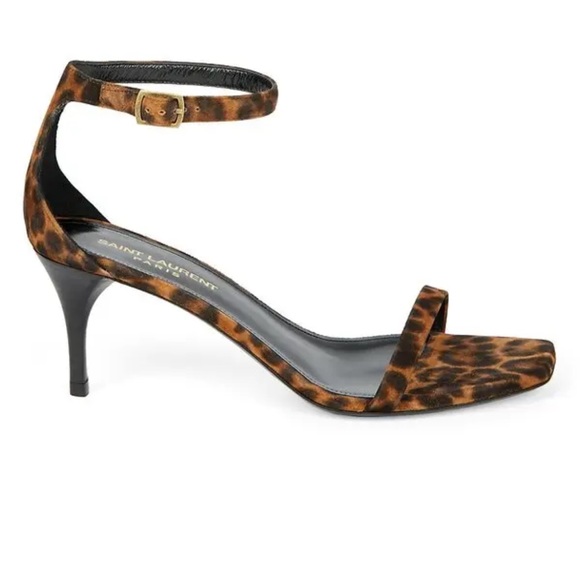 Saint Laurent leopard heels sandals 9.5 / 39.5 YSL - Picture 4 of 8